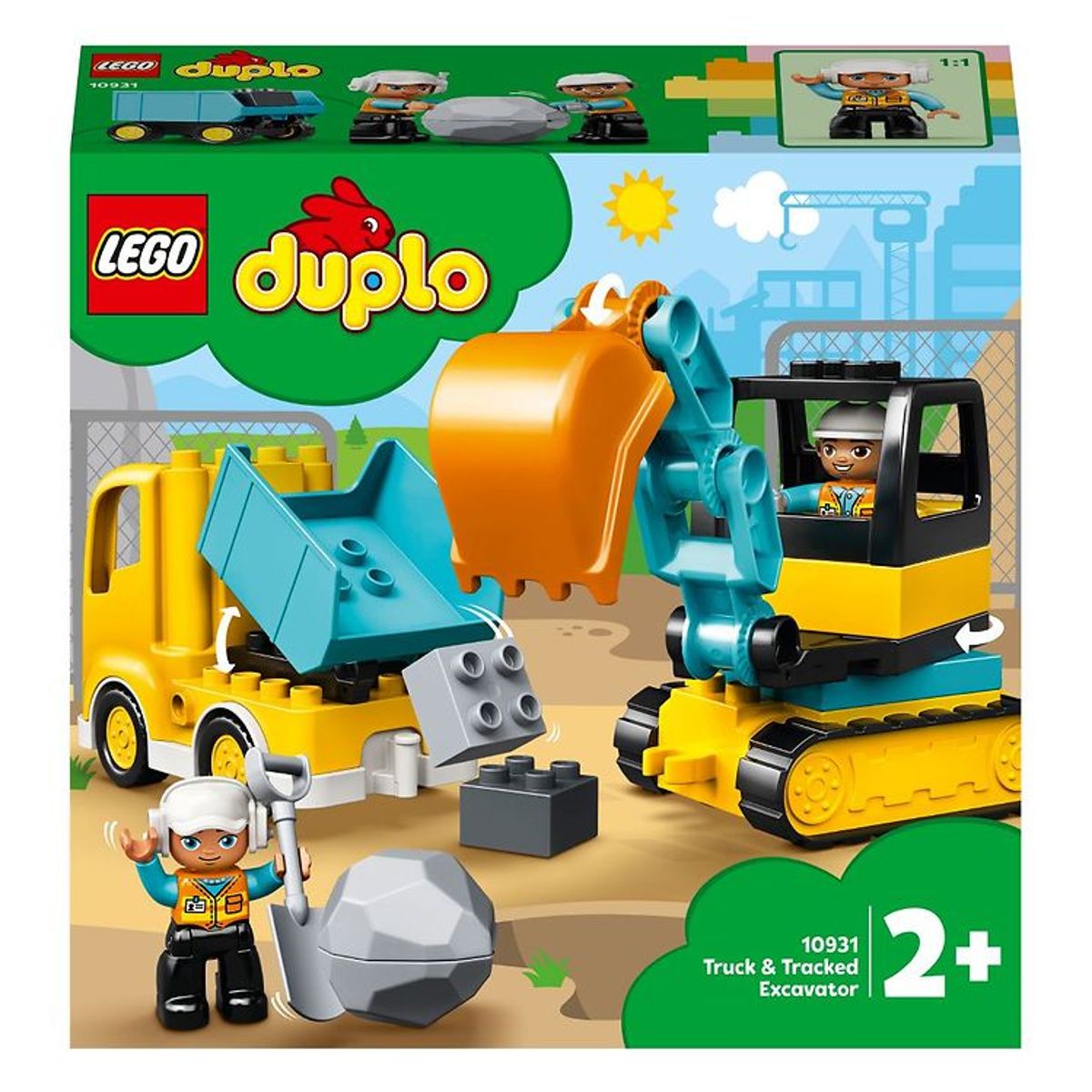 LEGO ® DUPLO - Lastbil Og Gravemaskine På Larvefødder 10931 - 20