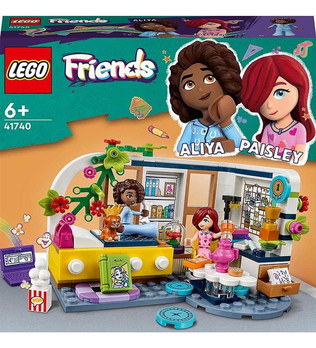 LEGO ® Friends - Aliyas værelse 41740 - 209 Dele