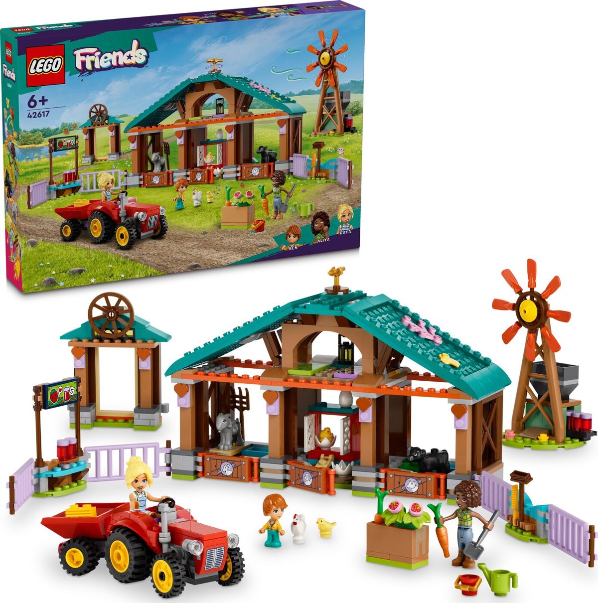 Lego Friends - Dyrereservat På Bondegården - 42617