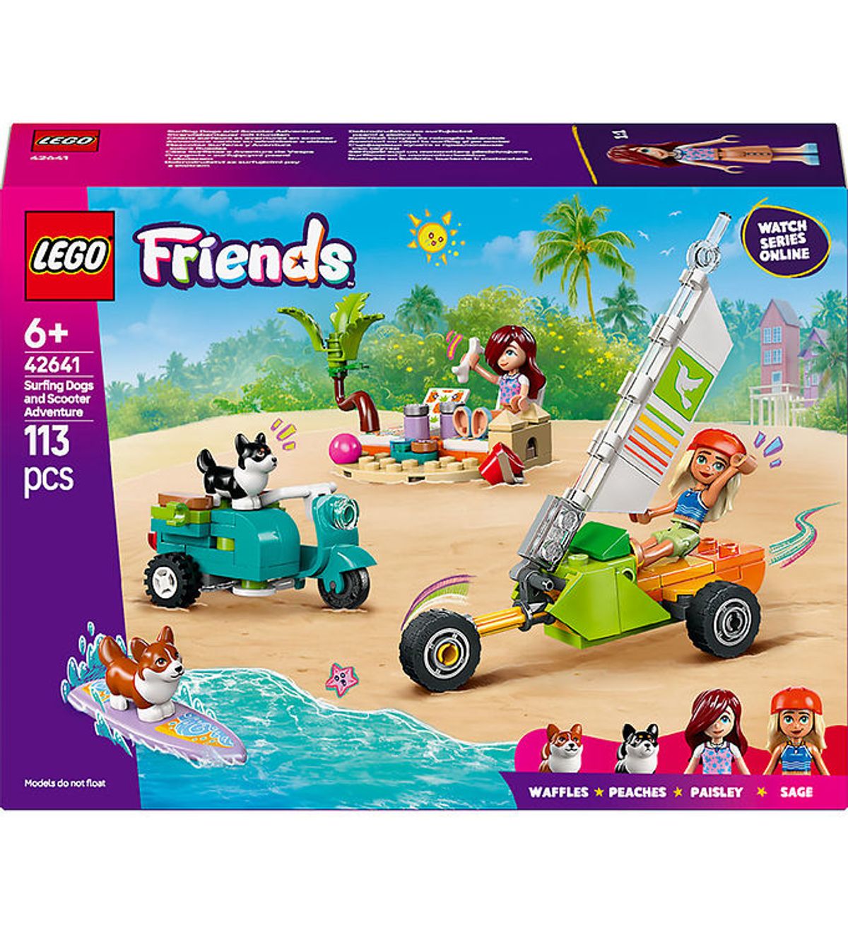 LEGO ® Friends - Eventyr m. Surfende Hunde og Scooter 42641 - 113