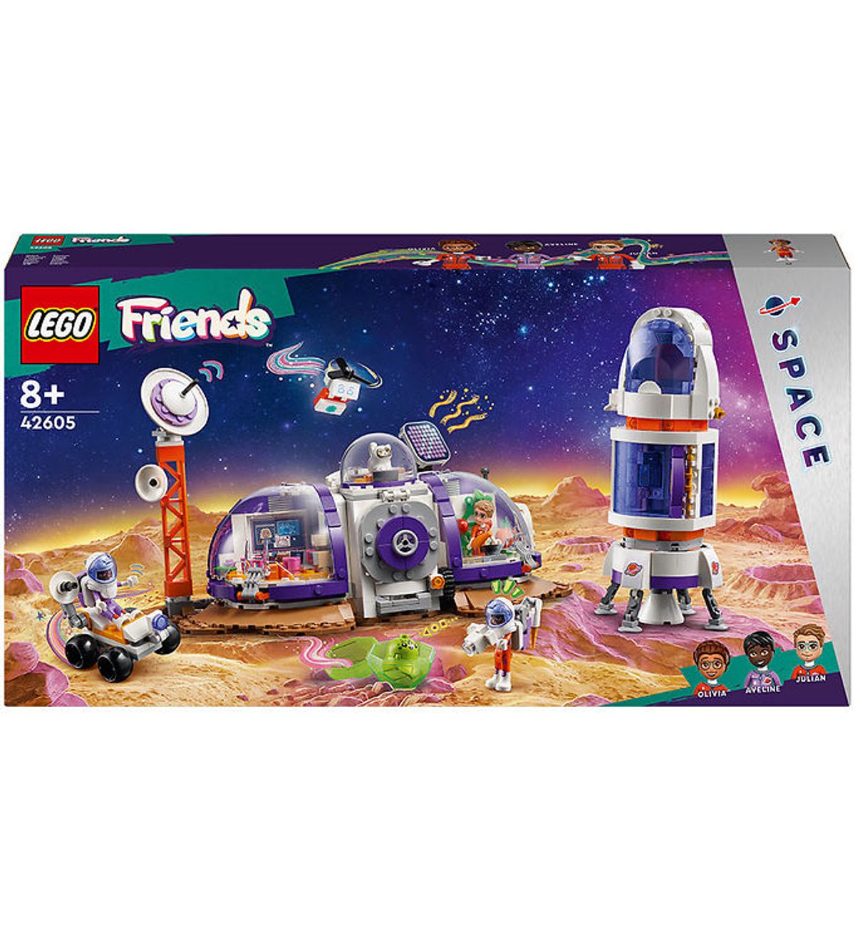 LEGO ® Friends - Mars-rumbase og Raket 42605 - 981 Dele