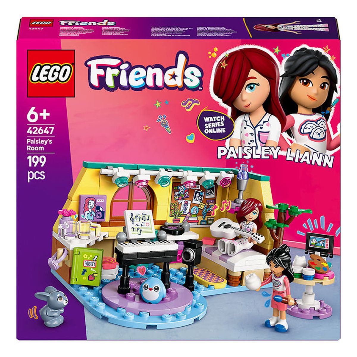 LEGO ® Friends - Paisleys værelse 42647 - 199 Dele