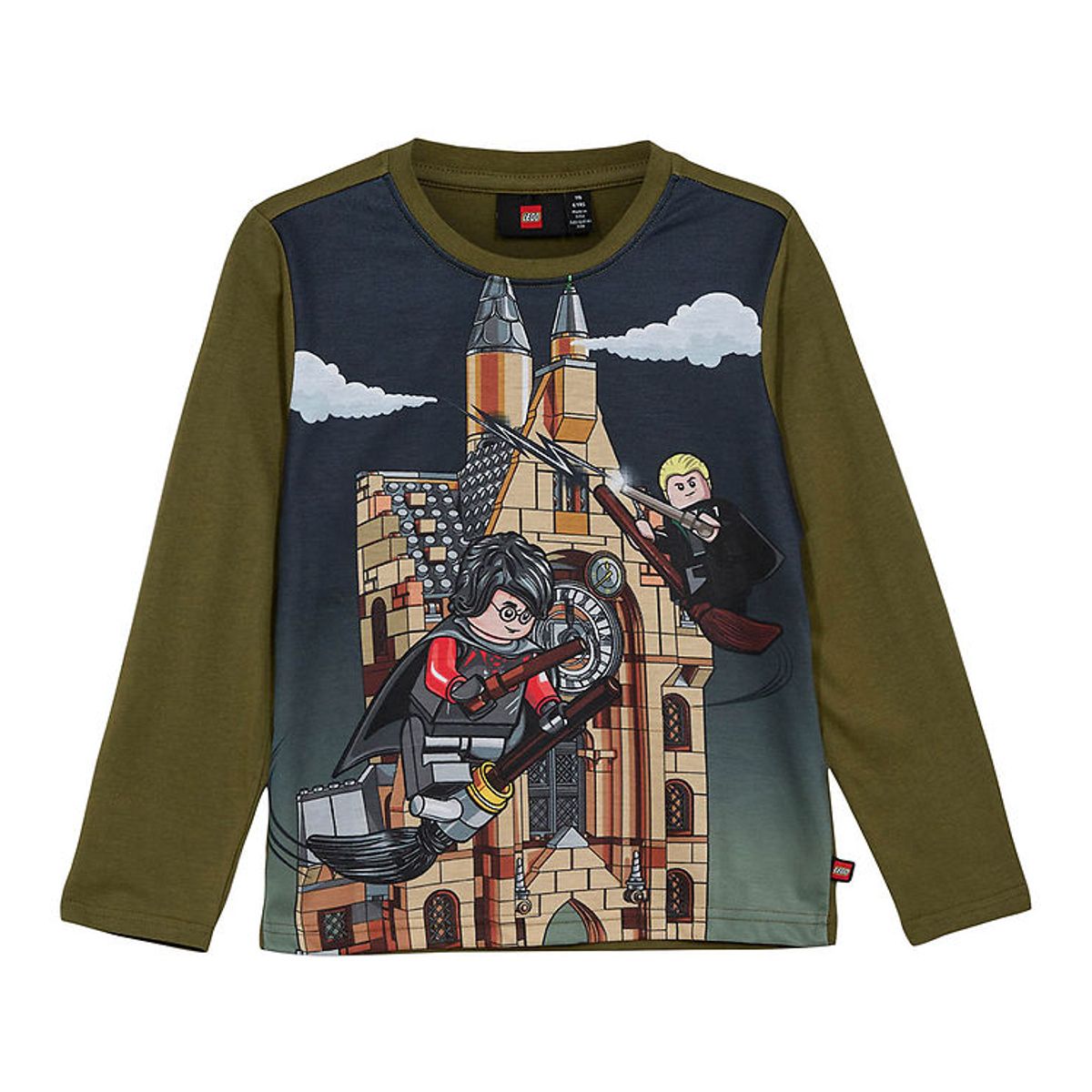 LEGO ® Harry Potter Bluse - LWTano 706 - Dark Khaki m. Print