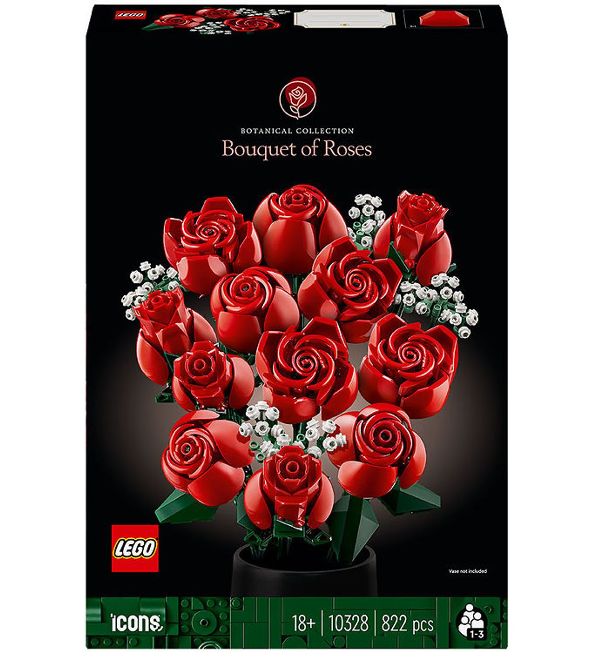 LEGO ® Icons - Buket Roser 10328 - 822 Dele