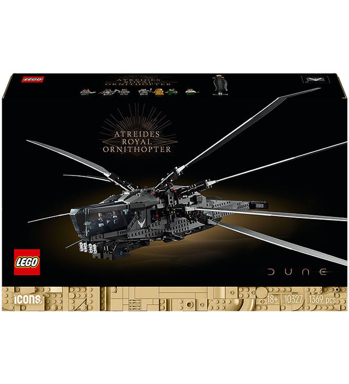 LEGO ® Icons - Dune Atreides Royal Ornithopter 10327 - 1369 Dele