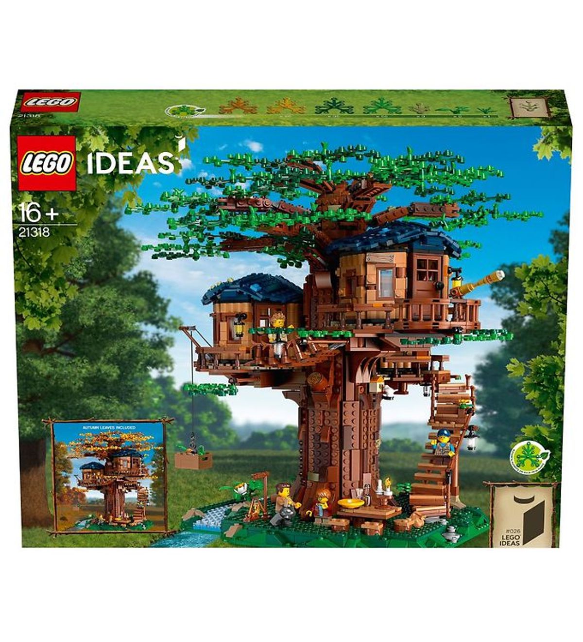 LEGO ® Ideas - Trætophus 21318 - 3036 Dele