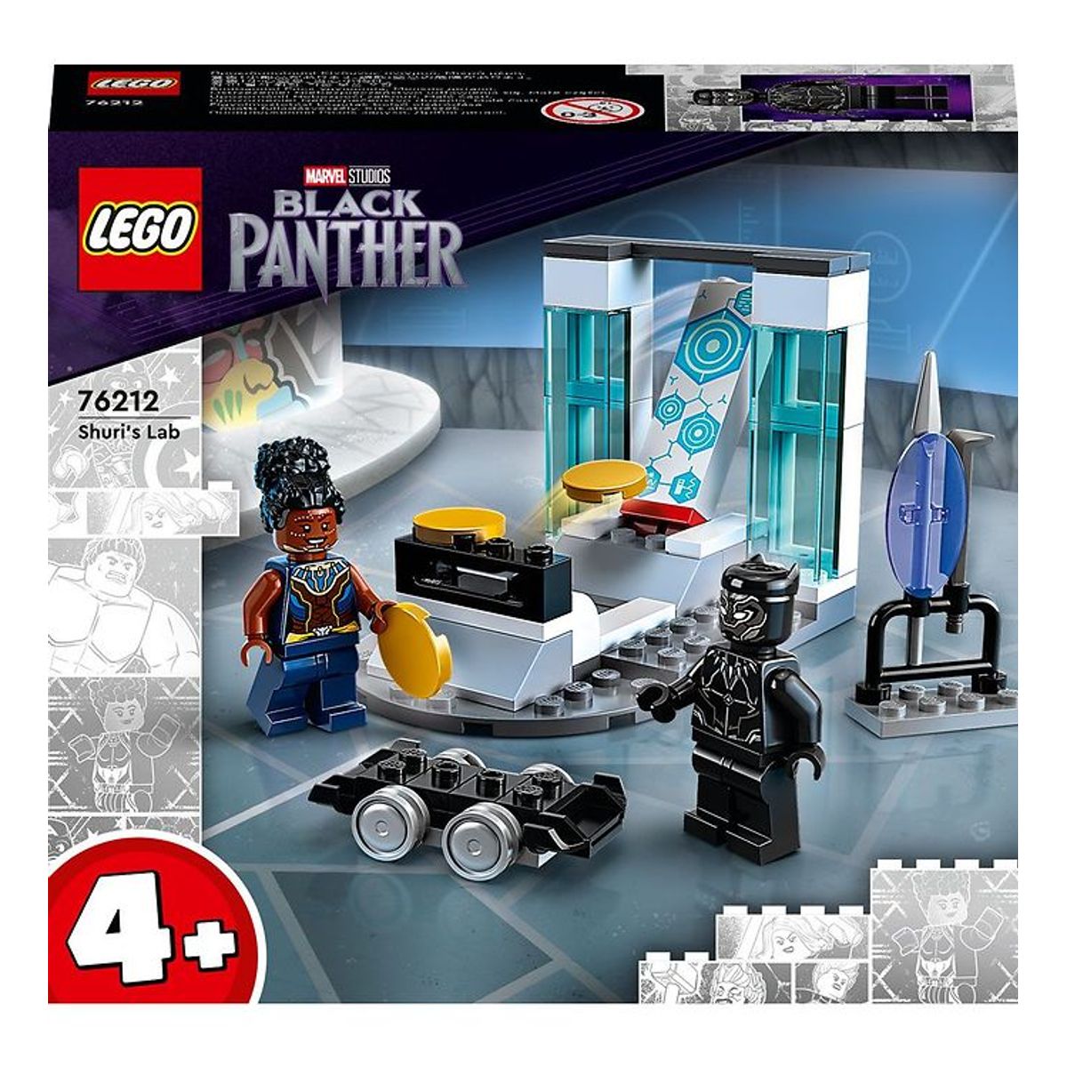 LEGO ® Marvel Black Panther - Shuris Laboratorium 76212 - 58 Dele