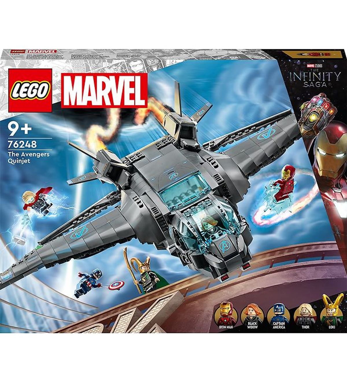 LEGO ® Marvel The Infinity Saga - Avengers' Quinjet 76248 - 795 D