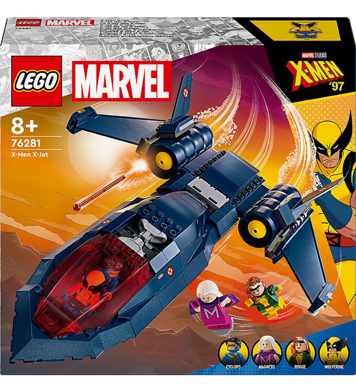 LEGO ® Marvel - X-Mens X-jet 76281 - 359 Dele