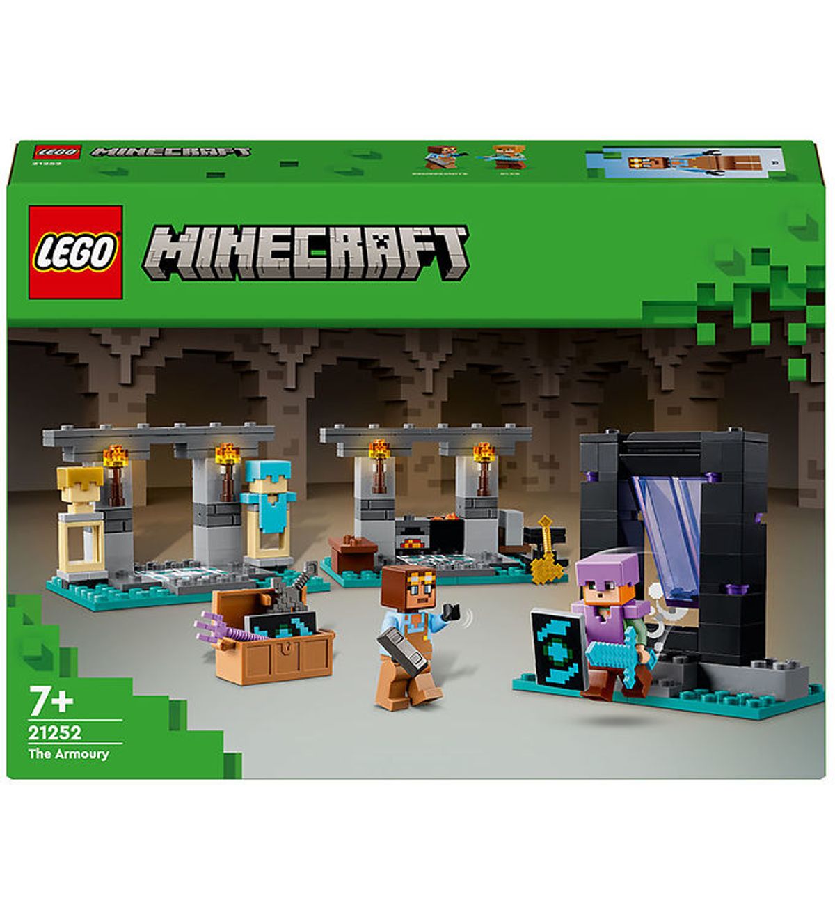 LEGO ® Minecraft - Våbenkammeret 21252 - 203 Dele