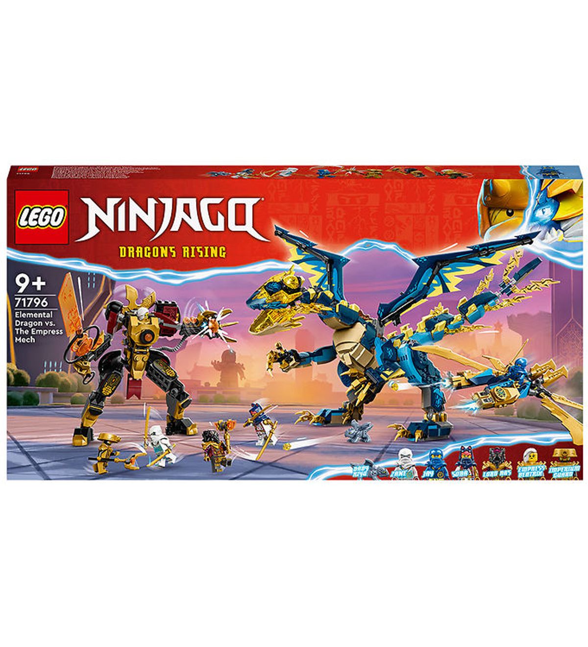 LEGO ® Ninjago - Elementdrage mod kejserinde-kamprobotten 71796 -