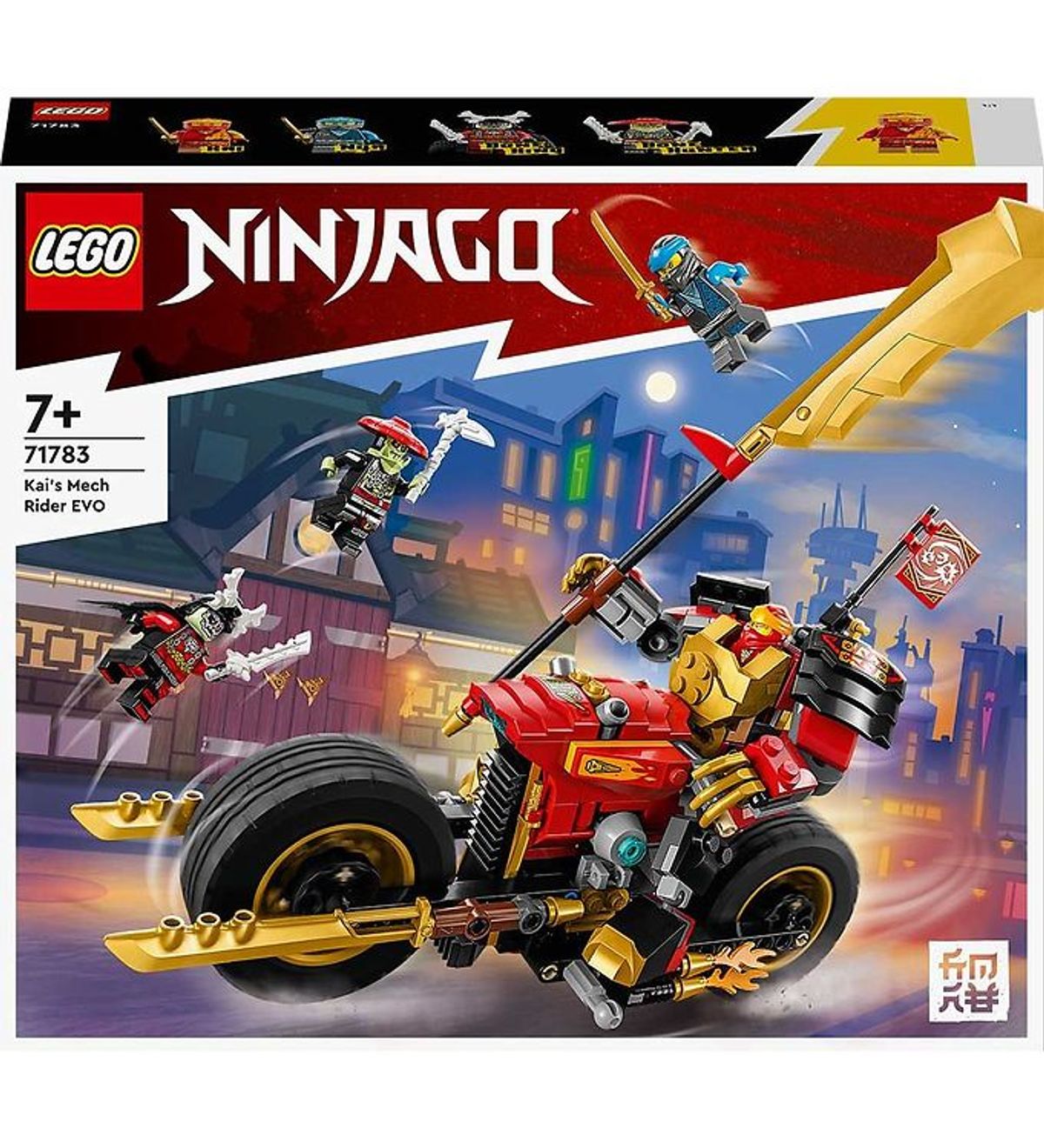 LEGO ® Ninjago - Kais Robotkværn Evo 71783 - 312 Dele