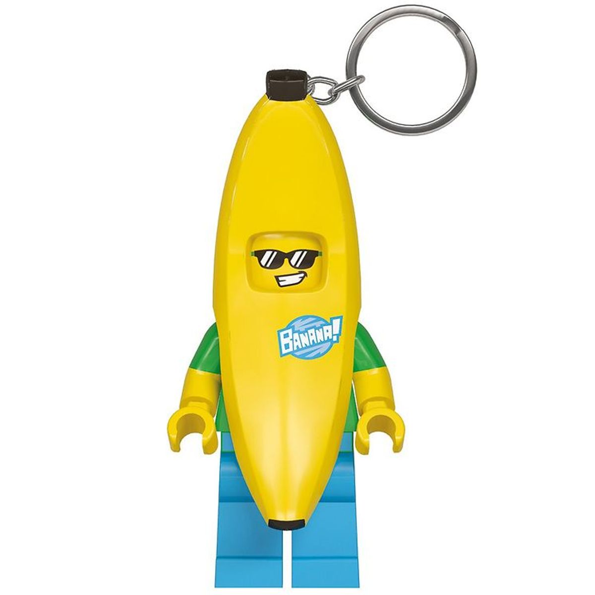 LEGO ® Nøglering m. Lommelygte - LEGO ® Banana Guy