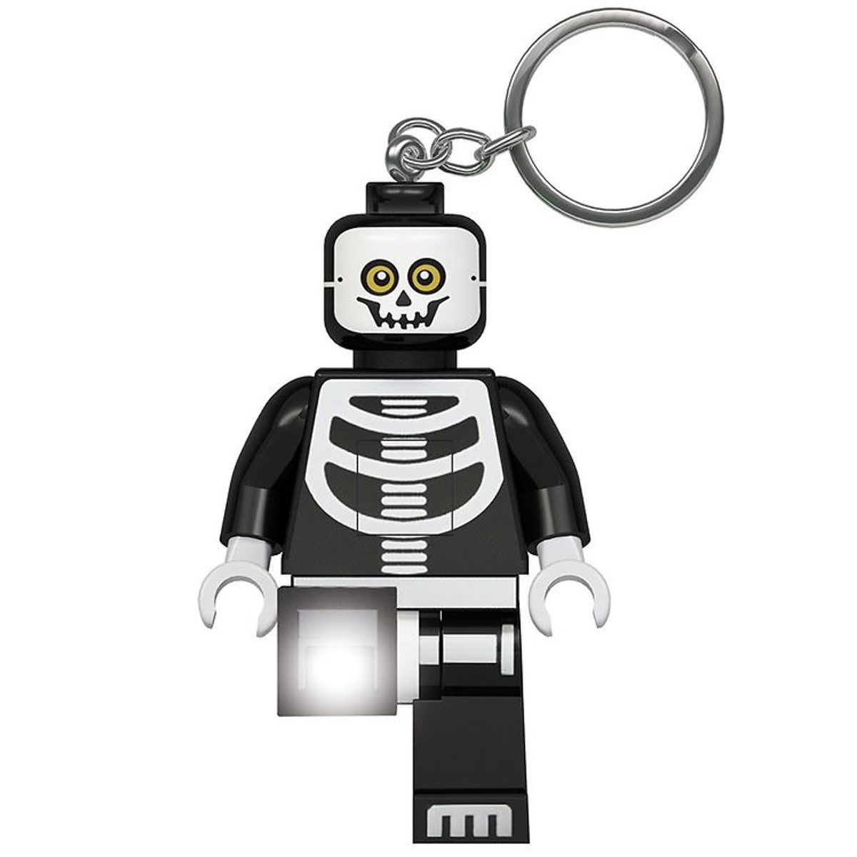 LEGO ® Nøglering m. Lommelygte - LEGO ® Skeleton