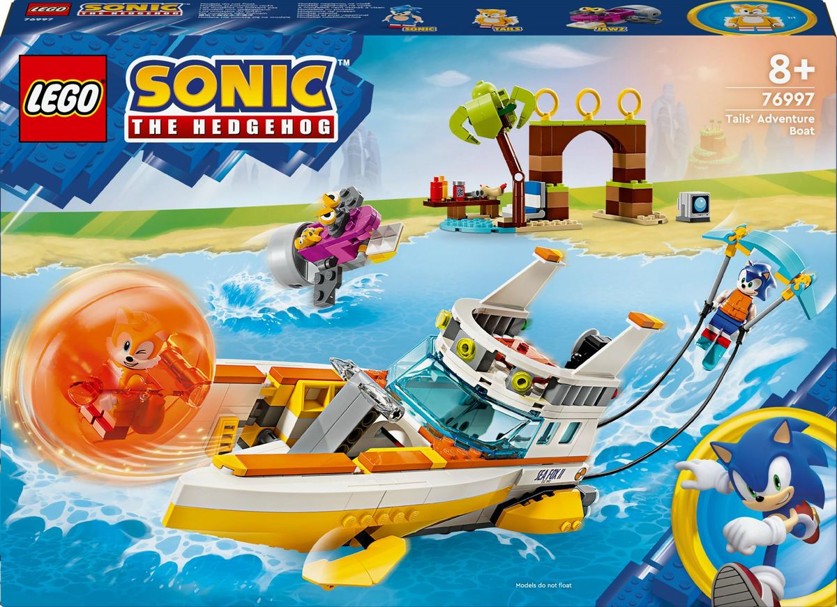 LEGO Sonic: Tails' Adventure Boat (76997)