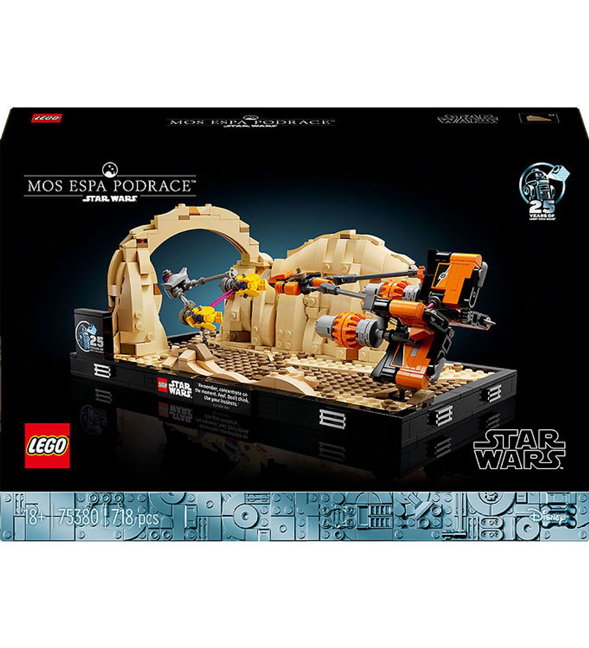 LEGO ® Star Wars - Diorama med Mos Espa-podrace - 75380 - 718 Del