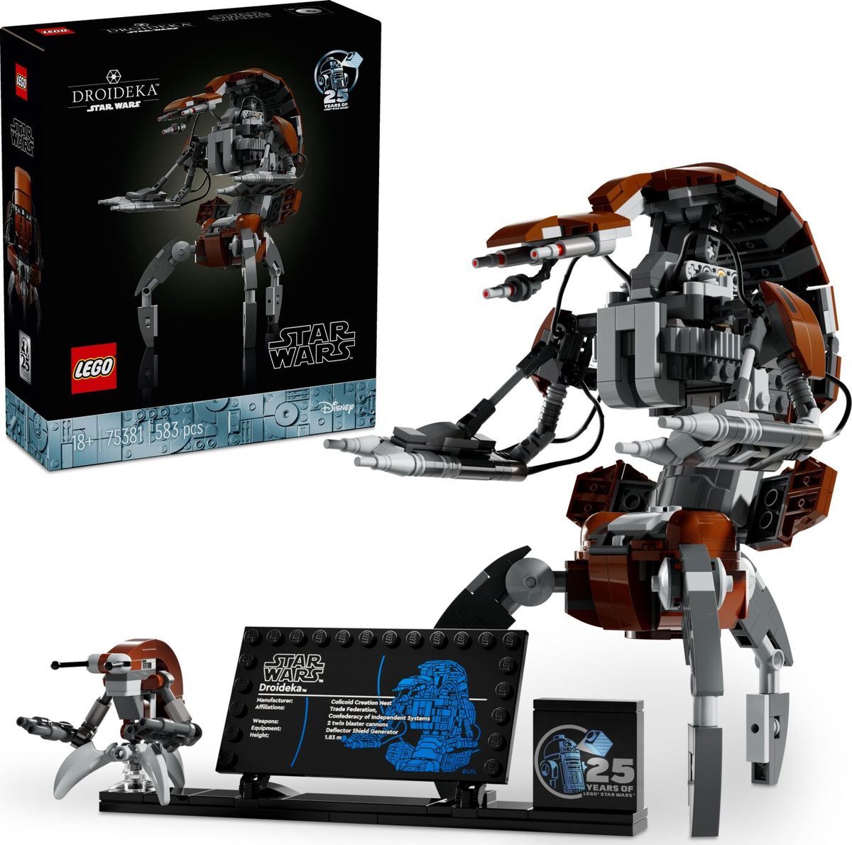 Lego Star Wars - Droideka - 25 Years - 75381