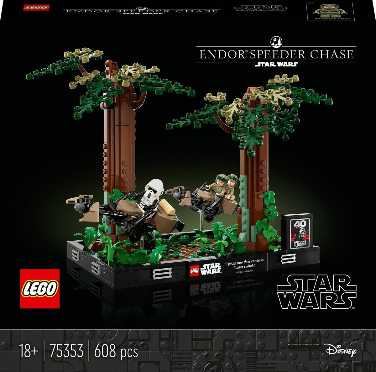 LEGO Star Wars - Endorâ¢ Speeder Chase Diorama (75353)