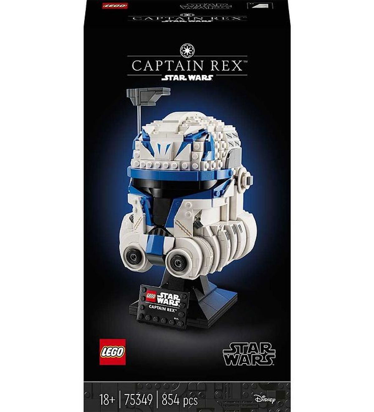 LEGO ® Star Wars - Kaptajn Rex' Hjelm 75349 - 854 Dele