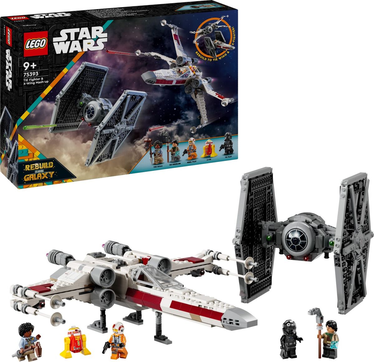 Lego Star Wars - Kombimodel - Tie-jager Og X-wing - 75393