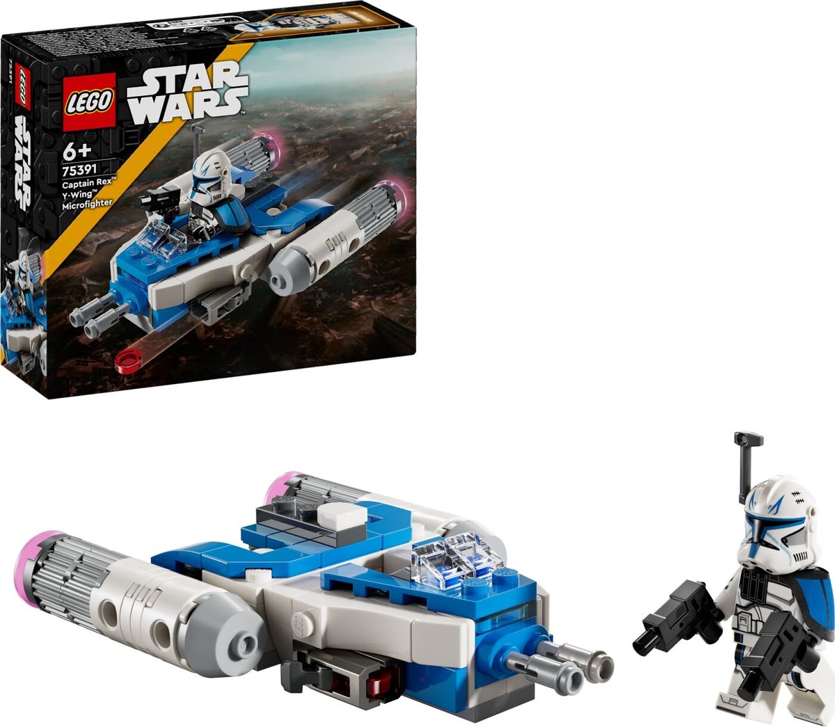 Lego Star Wars - Microfighter Af Kaptajn Rex' Y-wing - 75391