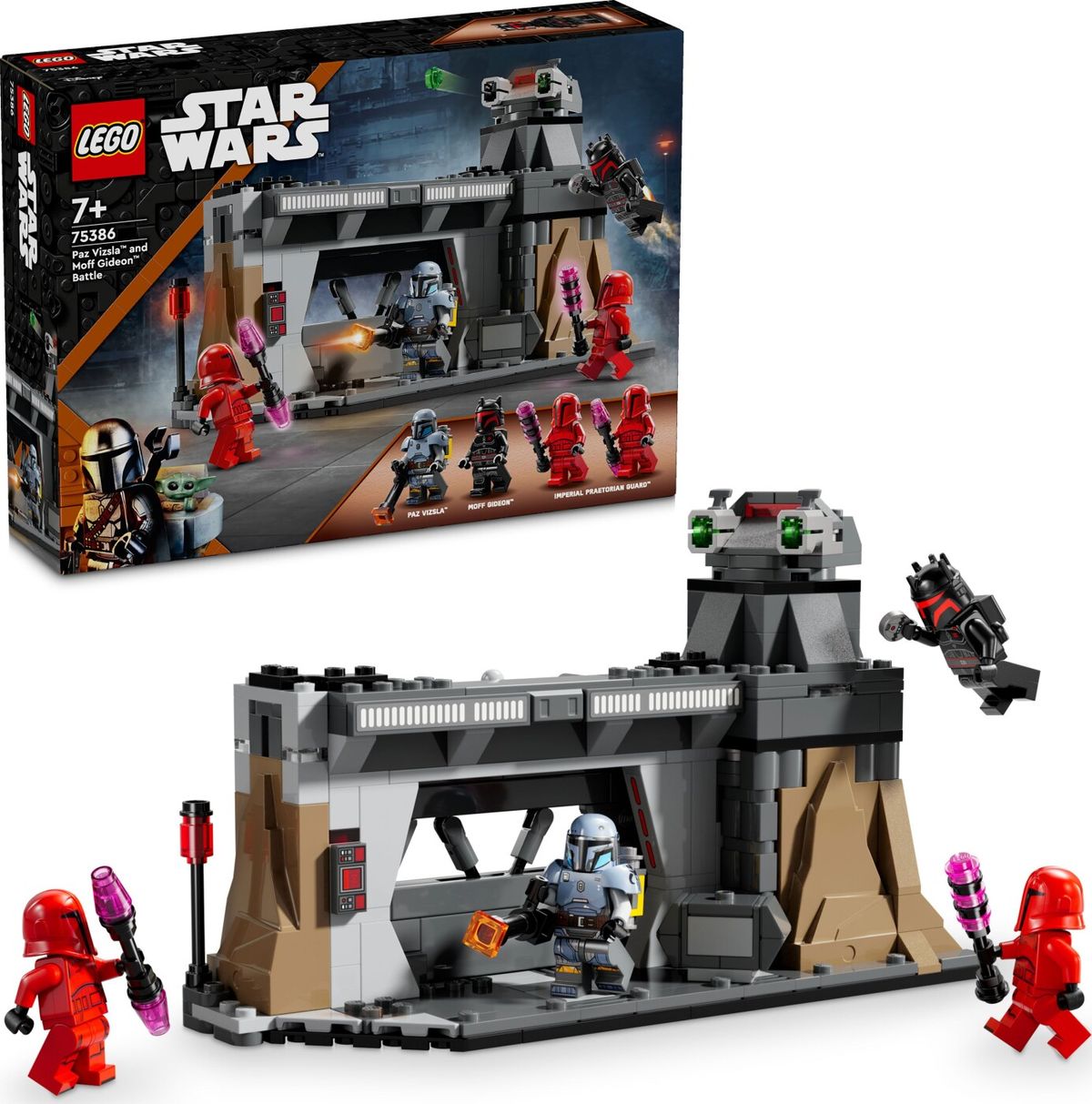 Lego Star Wars - Paz Vizsla Og Moff Gideons Kamp - 75386