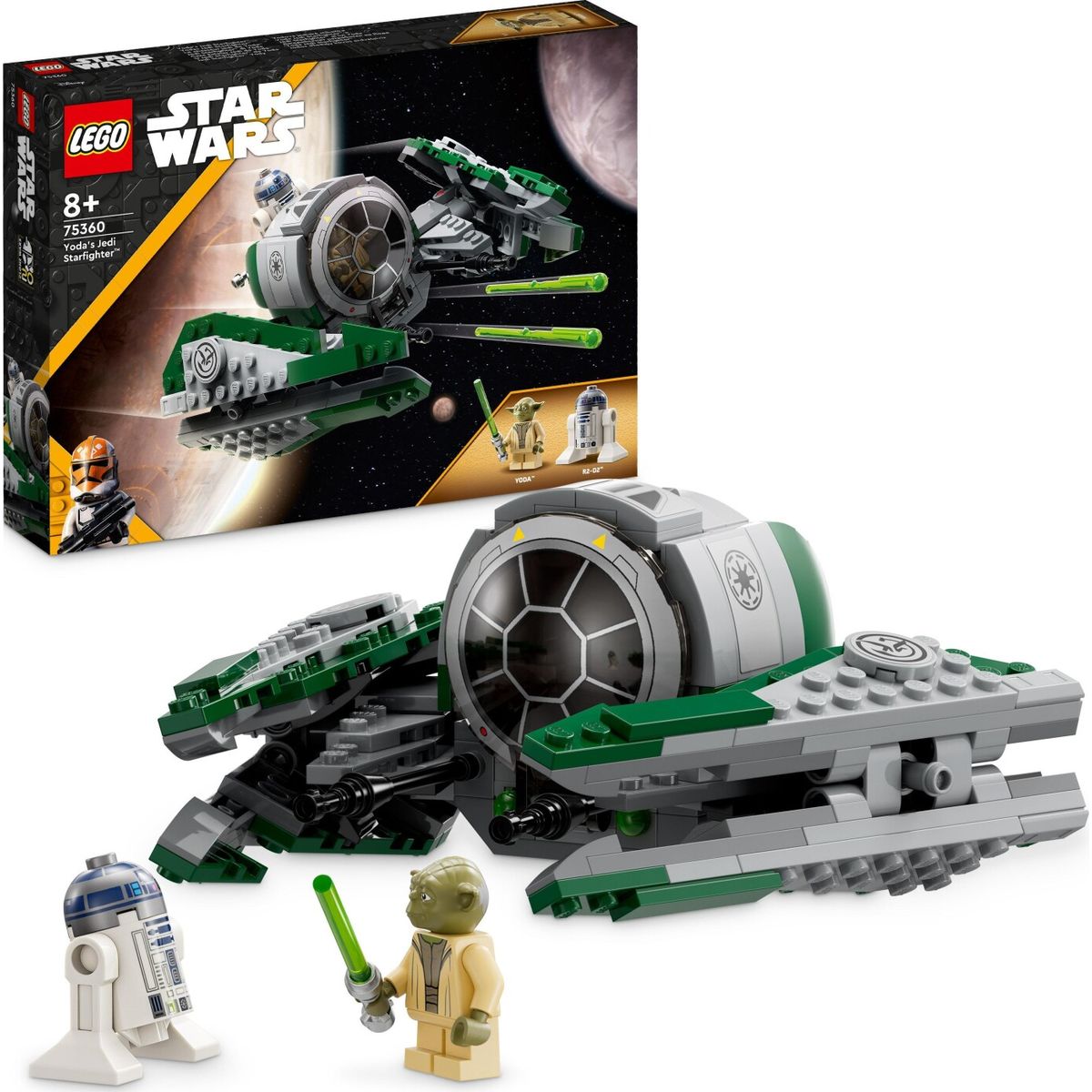 Lego Star Wars - Yoda Jedi-stjernejager - 75360