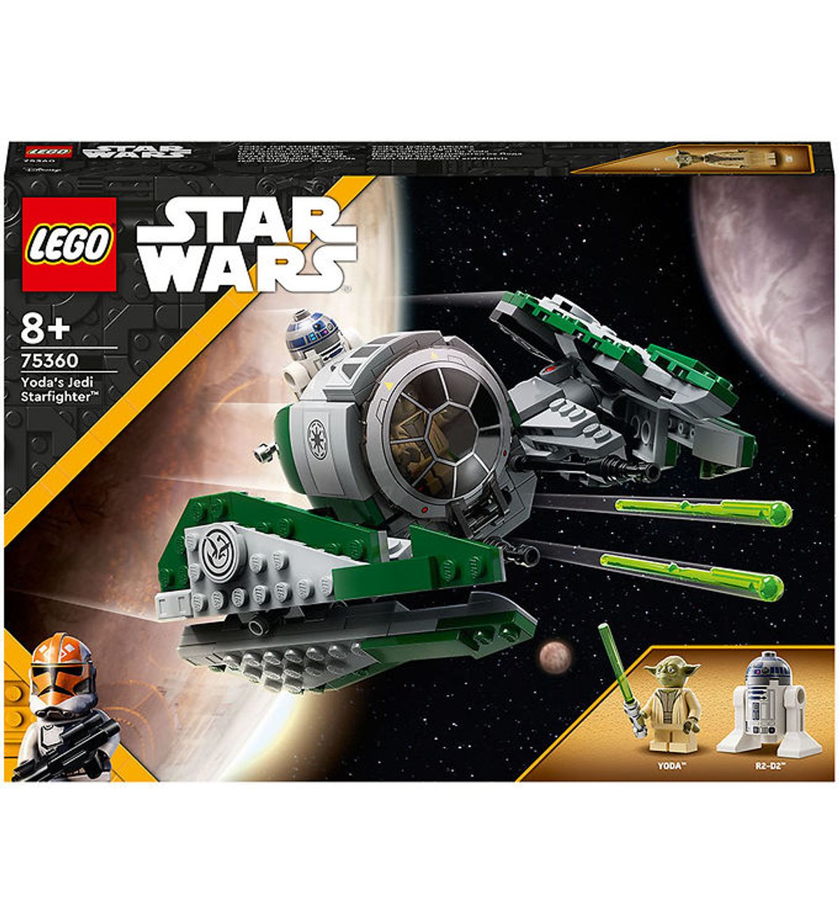 LEGO ® Star Wars - Yodas Jedi-Stjernejager 75360 - 253 Dele