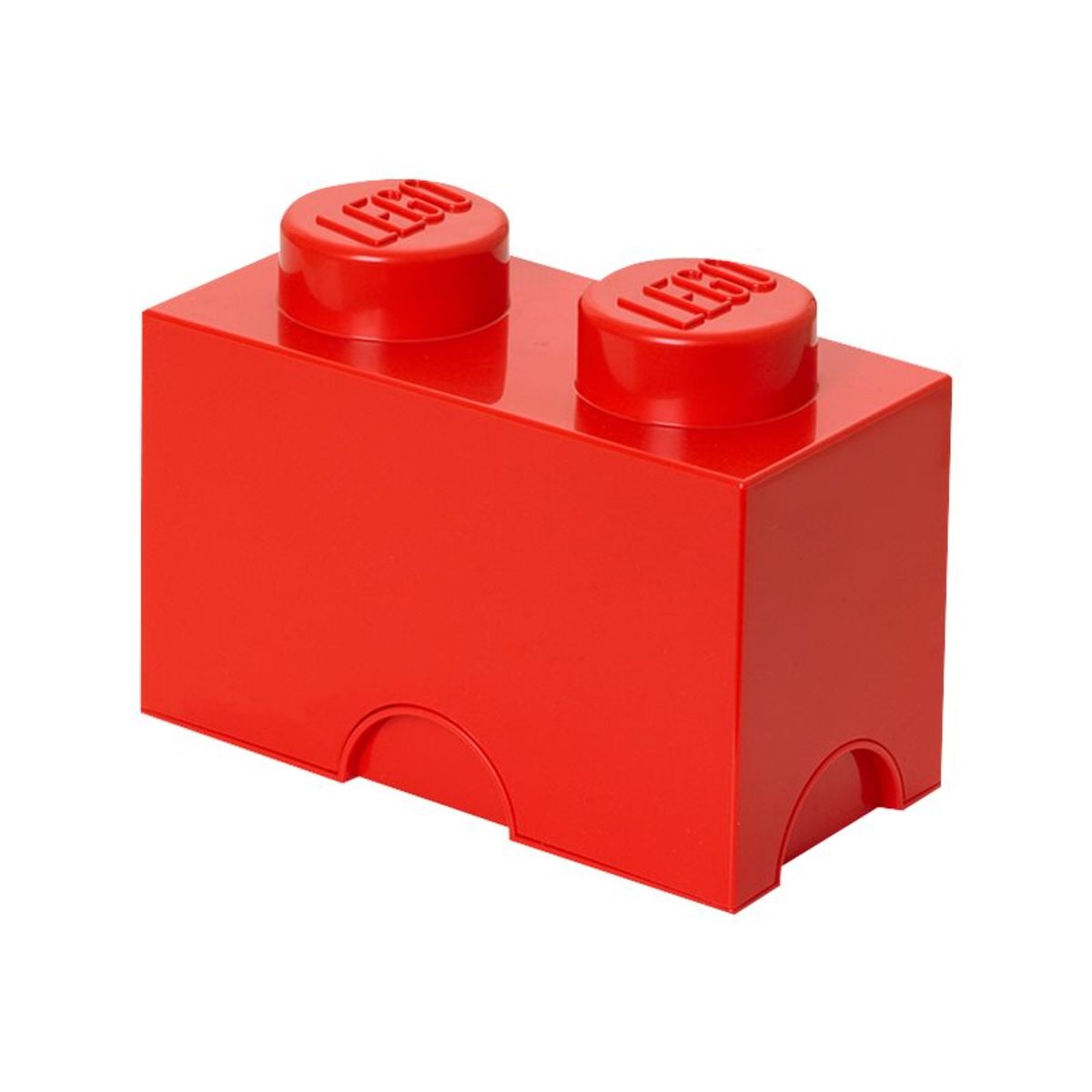 Lego Storage Brick 2 - Opbevaringsboks - Knaldrød