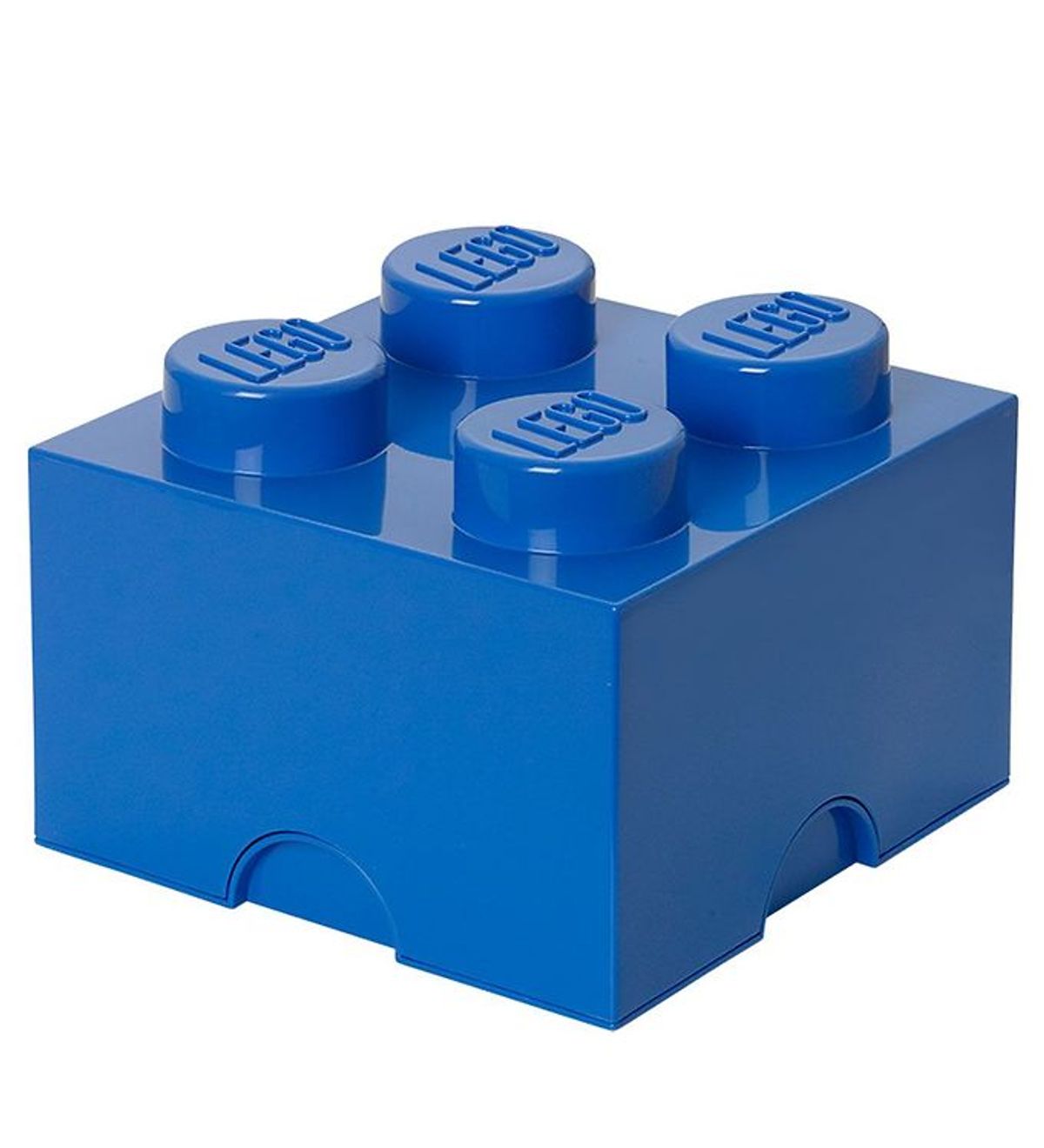 LEGO ® Storage Opbevaringsboks - 4 Knopper - 25x25x18 - Blå