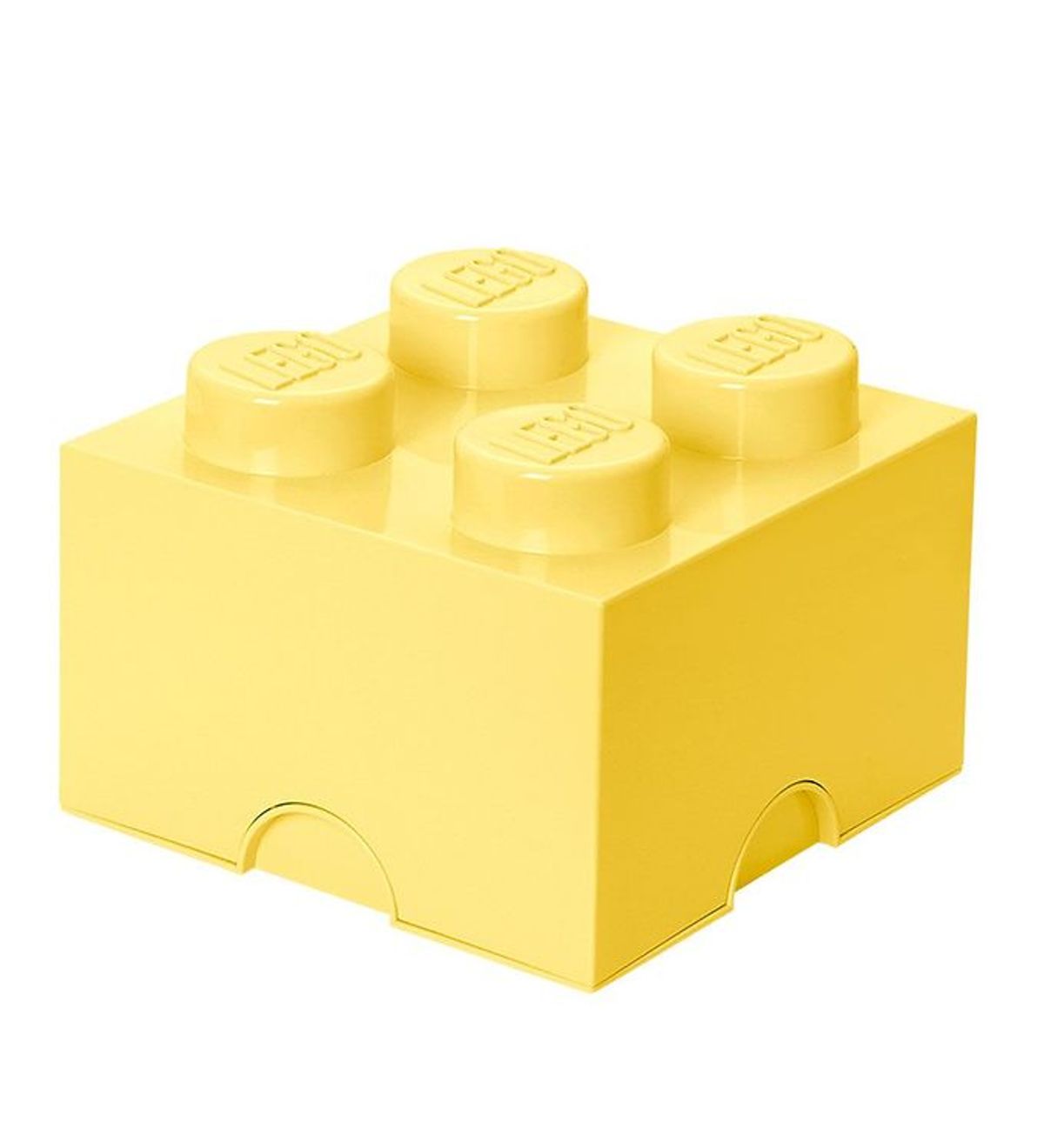 LEGO ® Storage Opbevaringsboks - 4 Knopper - 25x25x18 - Cool Yell