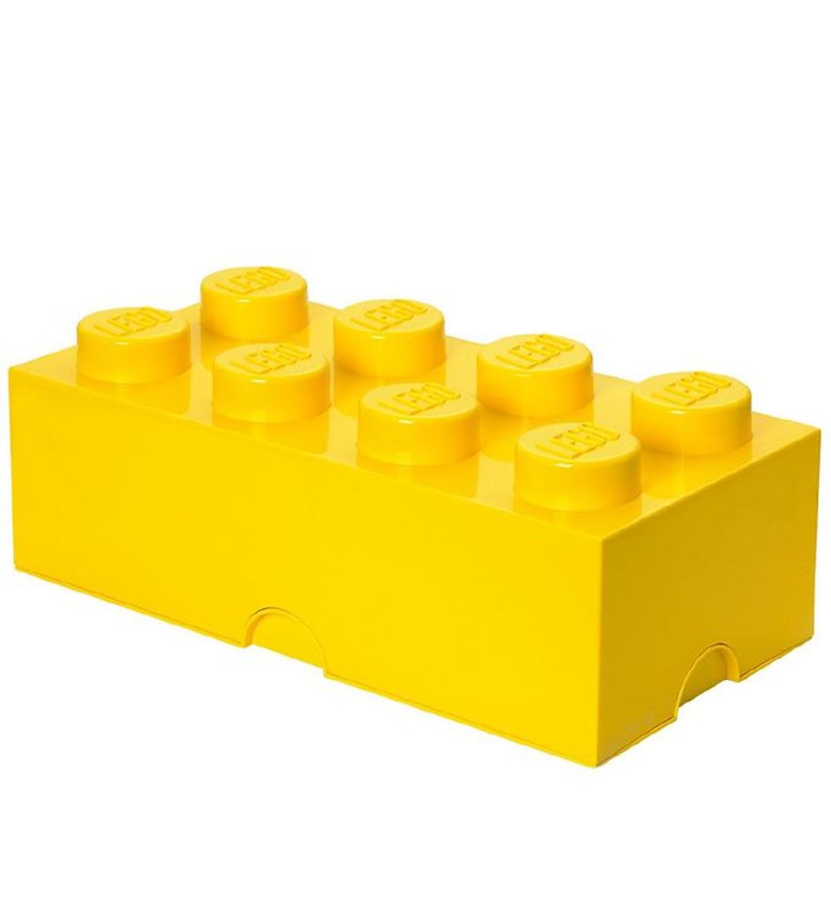 LEGO ® Storage Opbevaringsboks - 8 Knopper - 50x25x18 - Gul