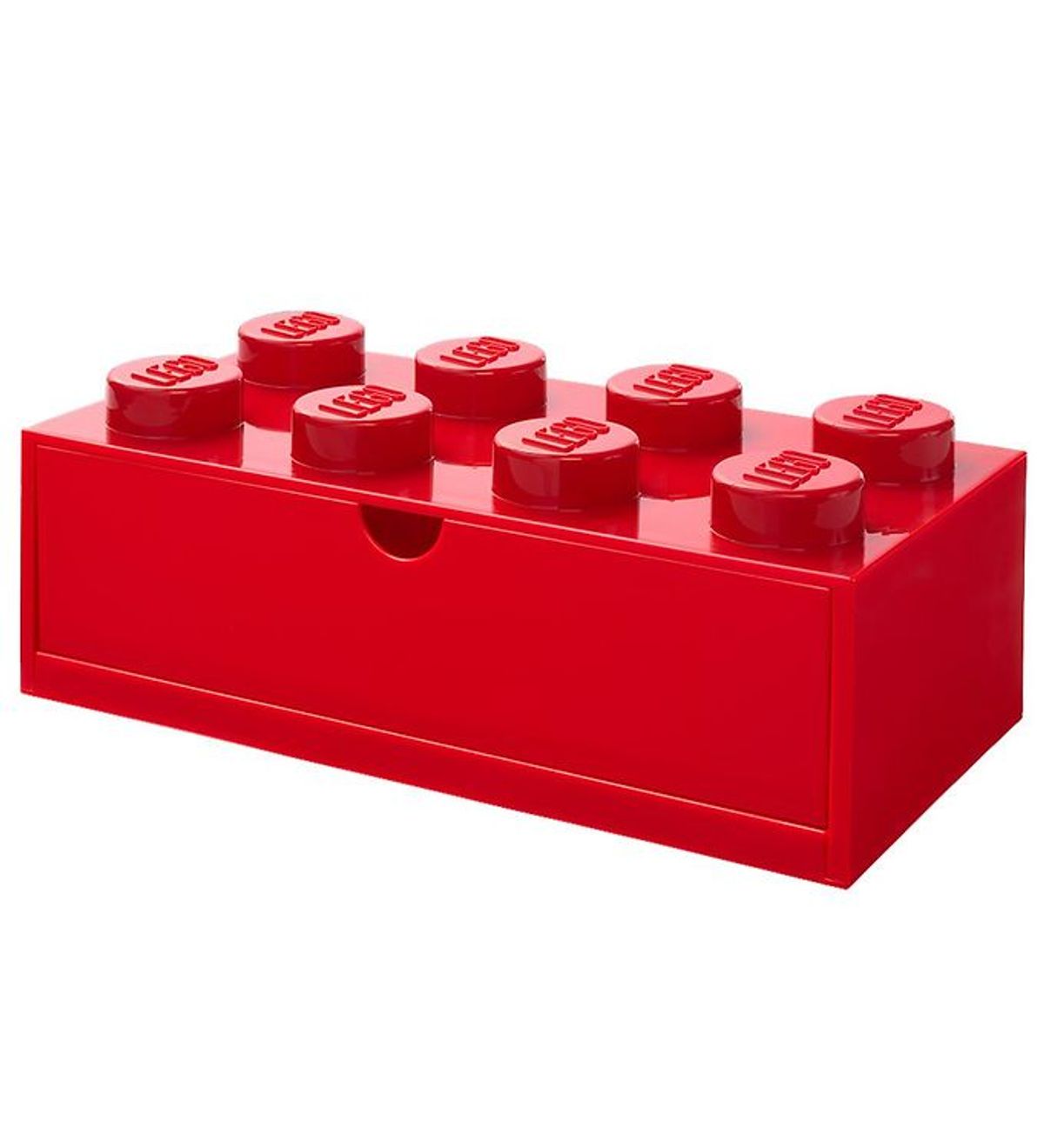 LEGO ® Storage Opbevaringsskuffe - 8 Knopper - 31x15x9 - Rød