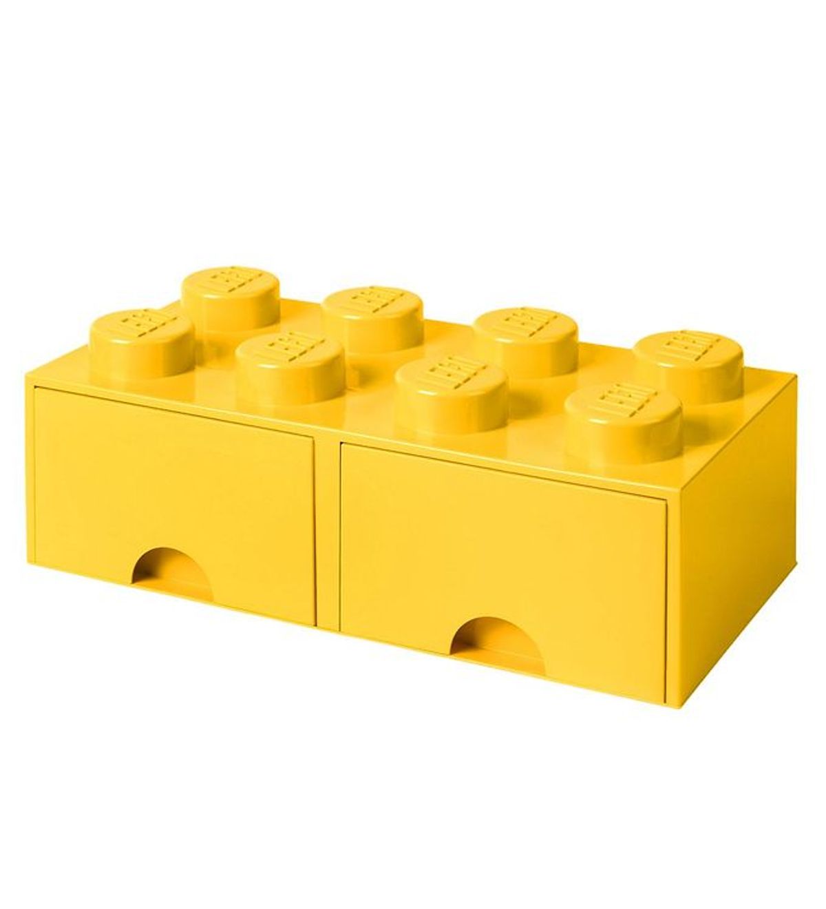 LEGO ® Storage Opbevaringsskuffe - 8 Knopper - 50x25x18 - Gul