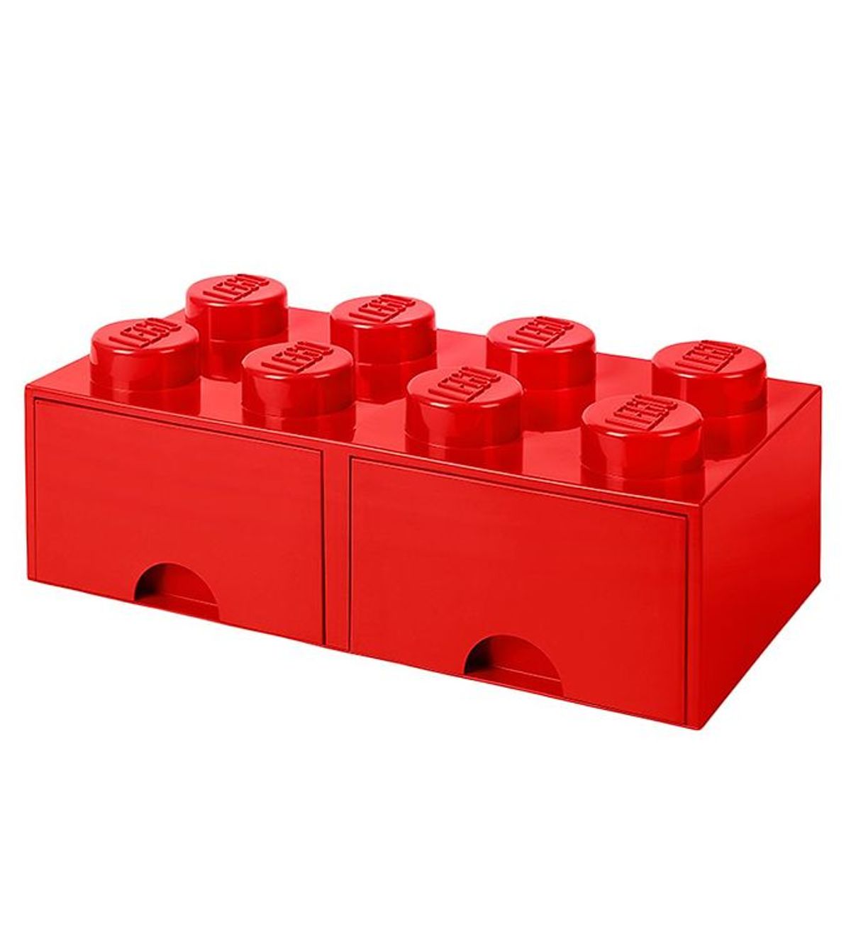 LEGO ® Storage Opbevaringsskuffe - 8 Knopper - 50x25x18 - Rød