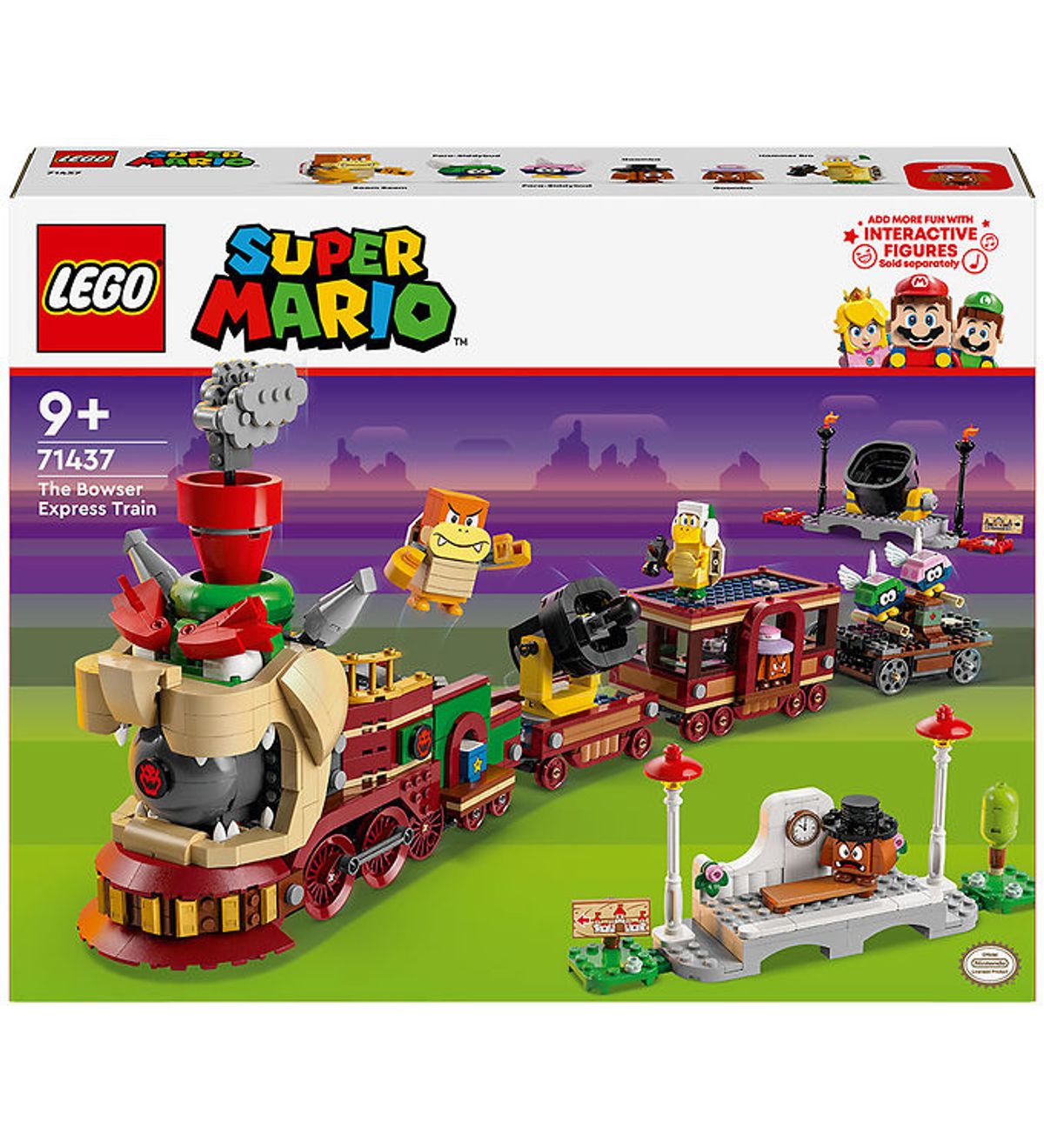 LEGO ® Super Mario - Bowser Express-toget 71437 - 1392 Dele