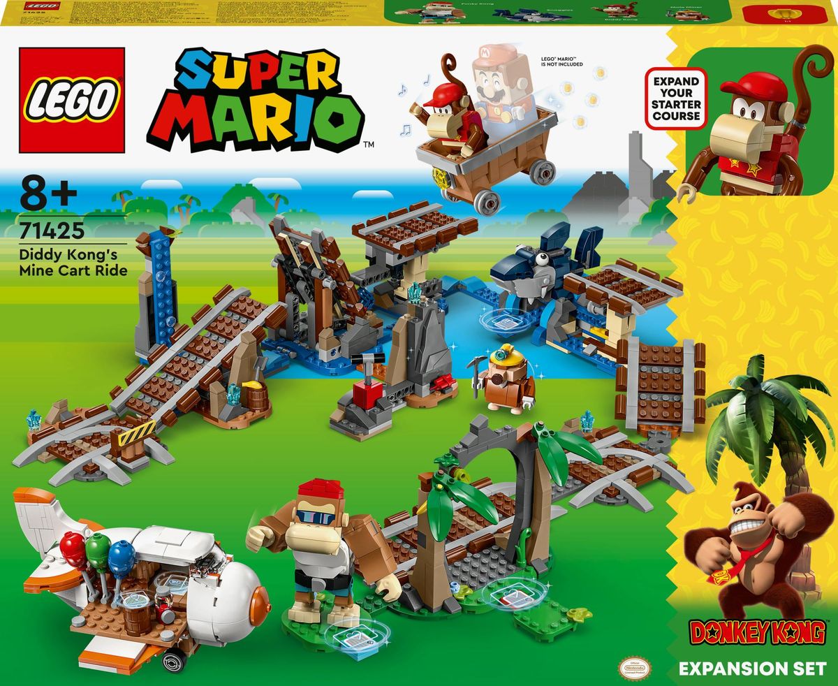 LEGO Super Mario - Diddy Kong's Mine Cart Ride Expansion Set (71425)