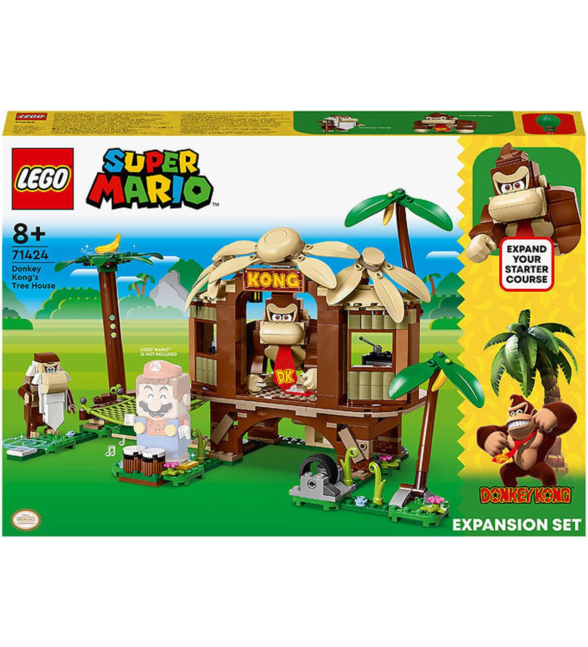 LEGO ® Super Mario - Donkey Kongs Trætophus 71424 - Udvidelsessæt