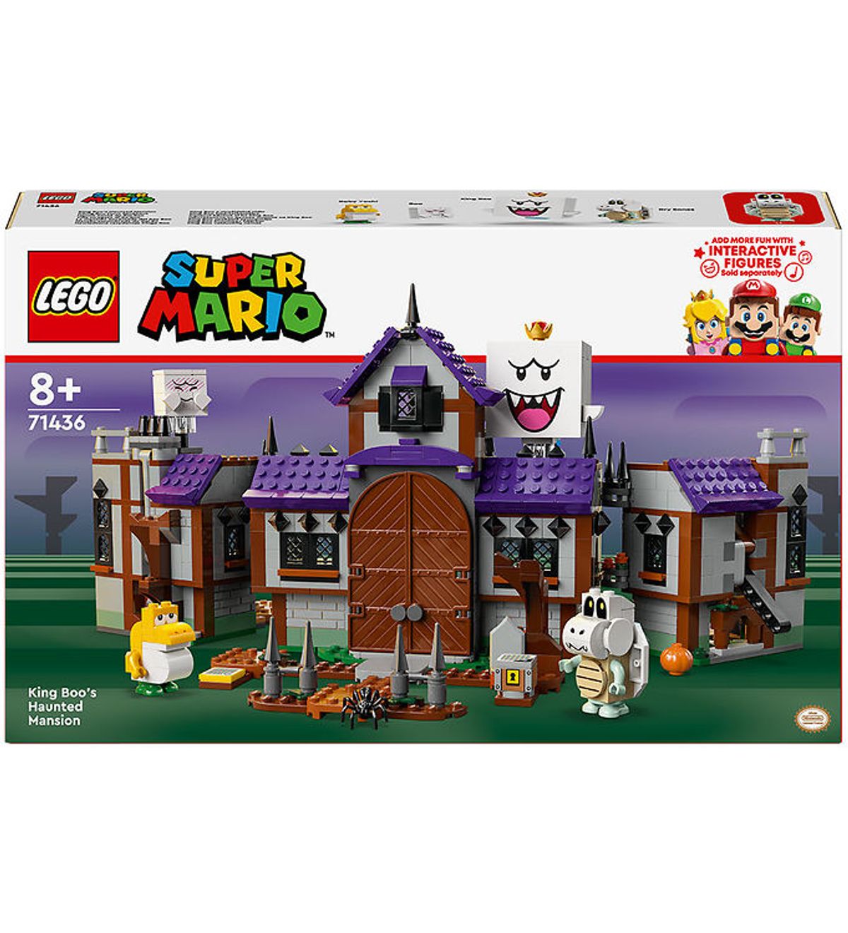 LEGO ® Super Mario - King Boos Hjemsøgte Palæ 71436 - 932 Dele