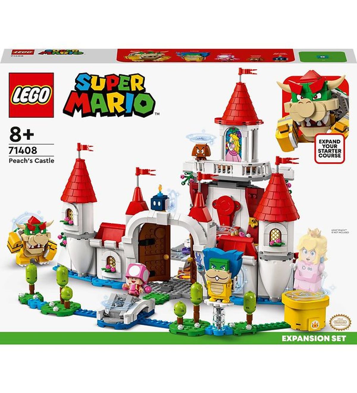 LEGO ® Super Mario - Peach's Castle - Udvidelsessæt 71408 - 1216