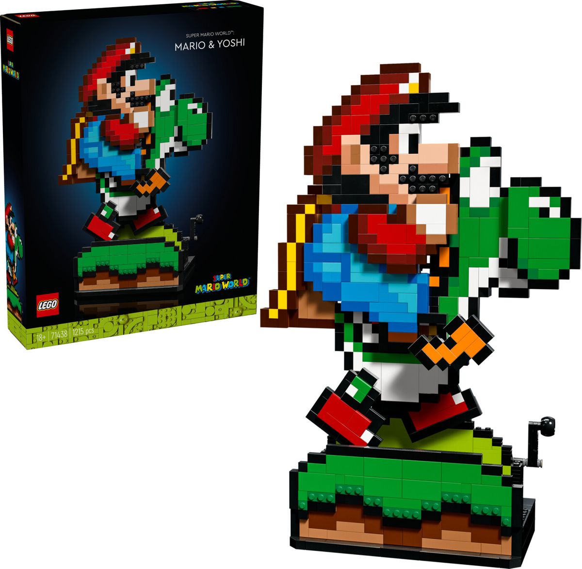 Lego Super Mario - Super Mario World - Mario Og Yoshi - 71438