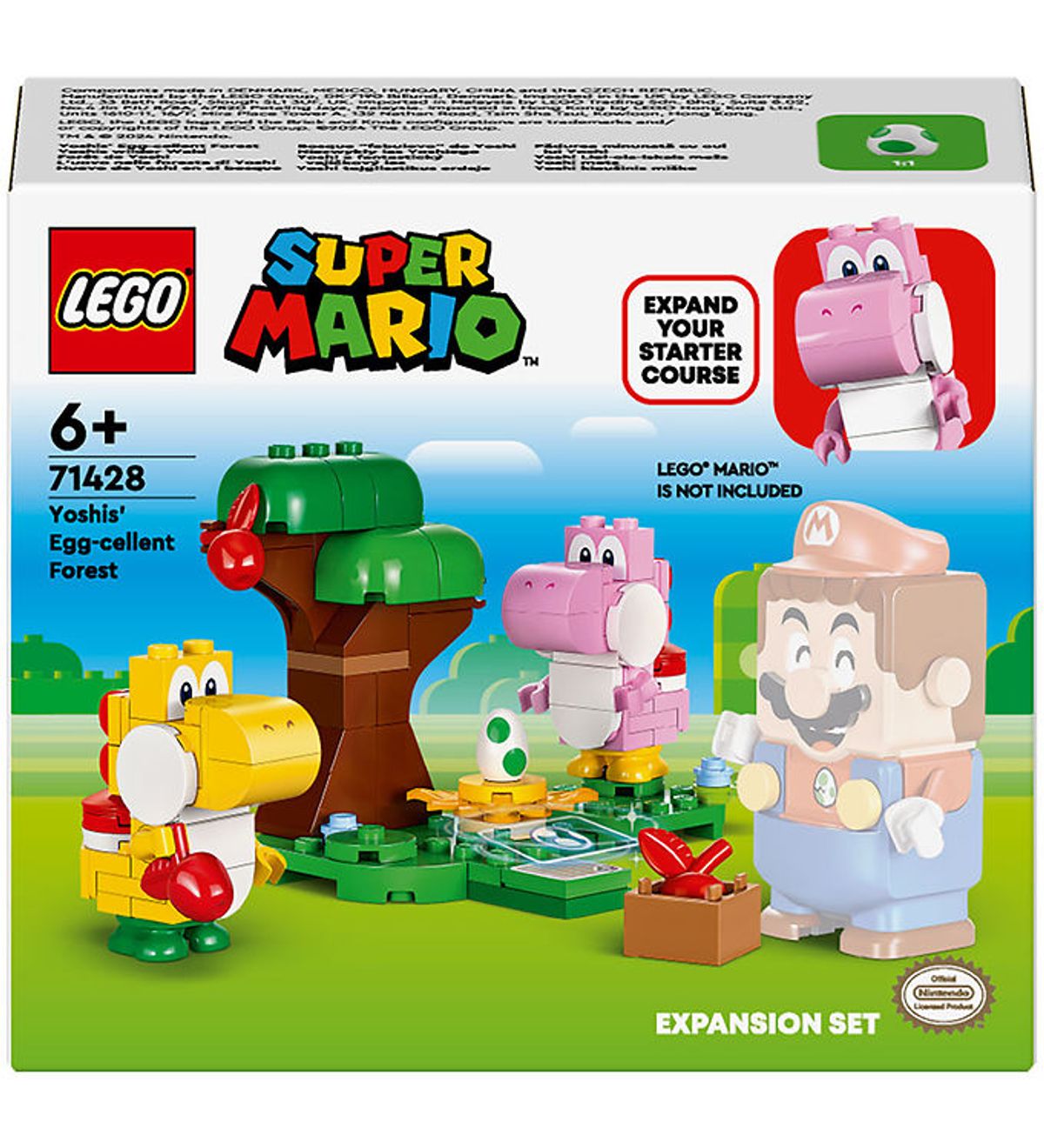 LEGO ® Super Mario - Yoshi'ernes Fantastiske Skov 71428 - 107 Del