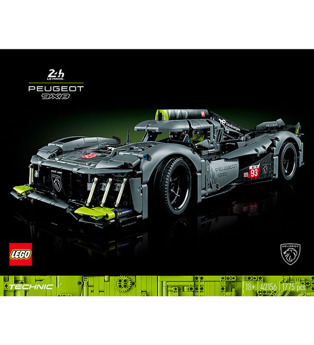 LEGO ® Technic - Peugeot 9X8 24H Le Mans... 42156 - 1775 Dele