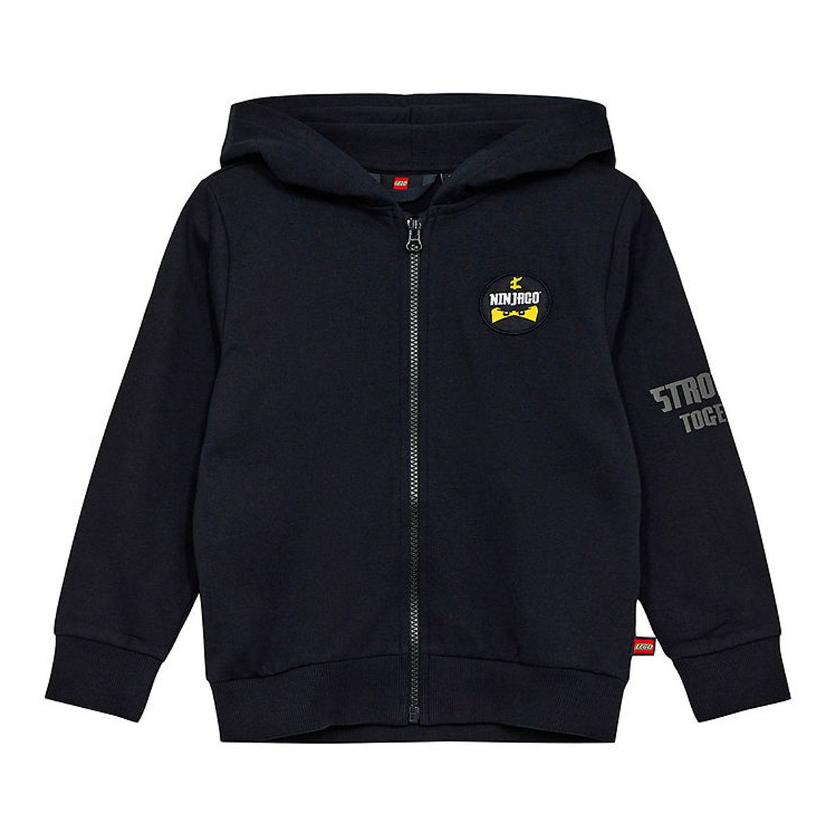 LEGO ® Wear Sweatshirt m. Lynlås - Ninjago - Sort