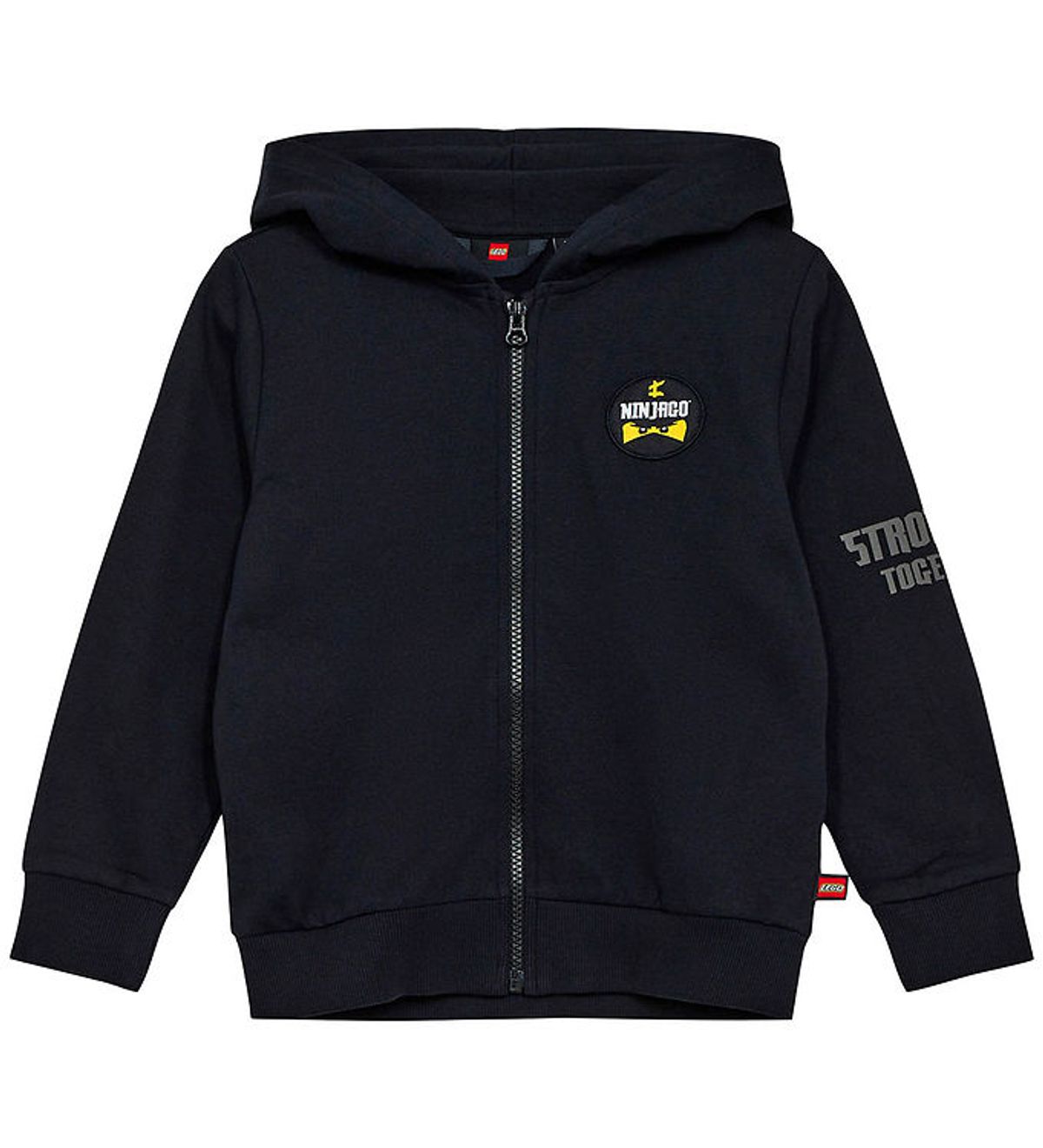 LEGO ® Wear Sweatshirt m. Lynlås - Ninjago - Sort