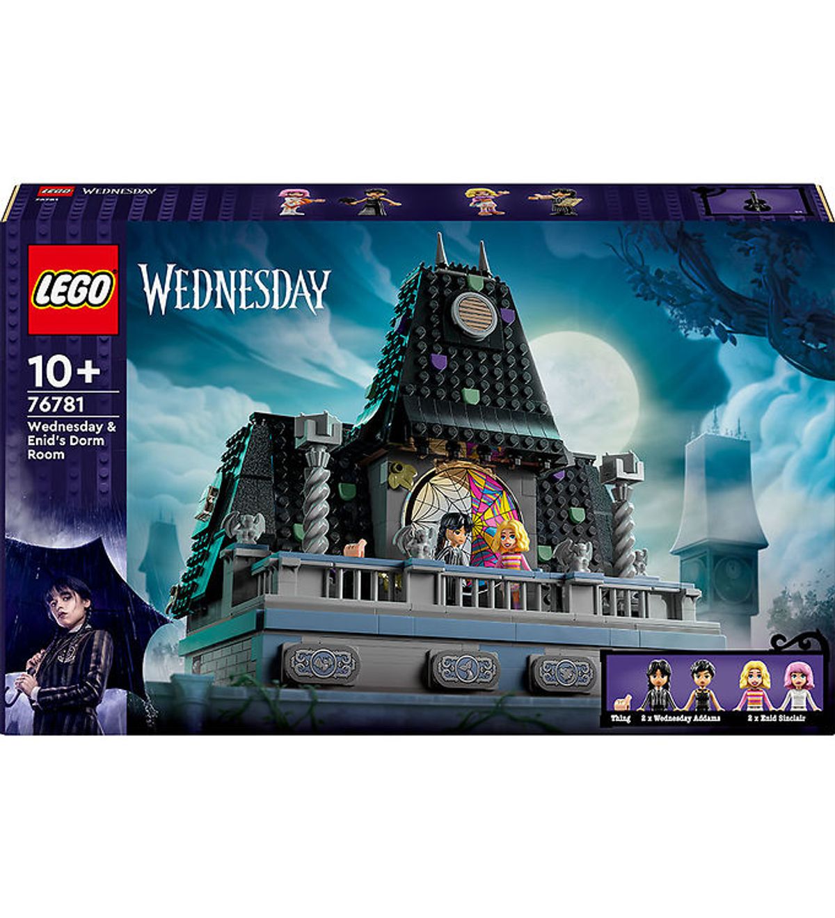 LEGO ® Wednesday - Wednesday Og Enids Værelse 76781 - 750 Dele