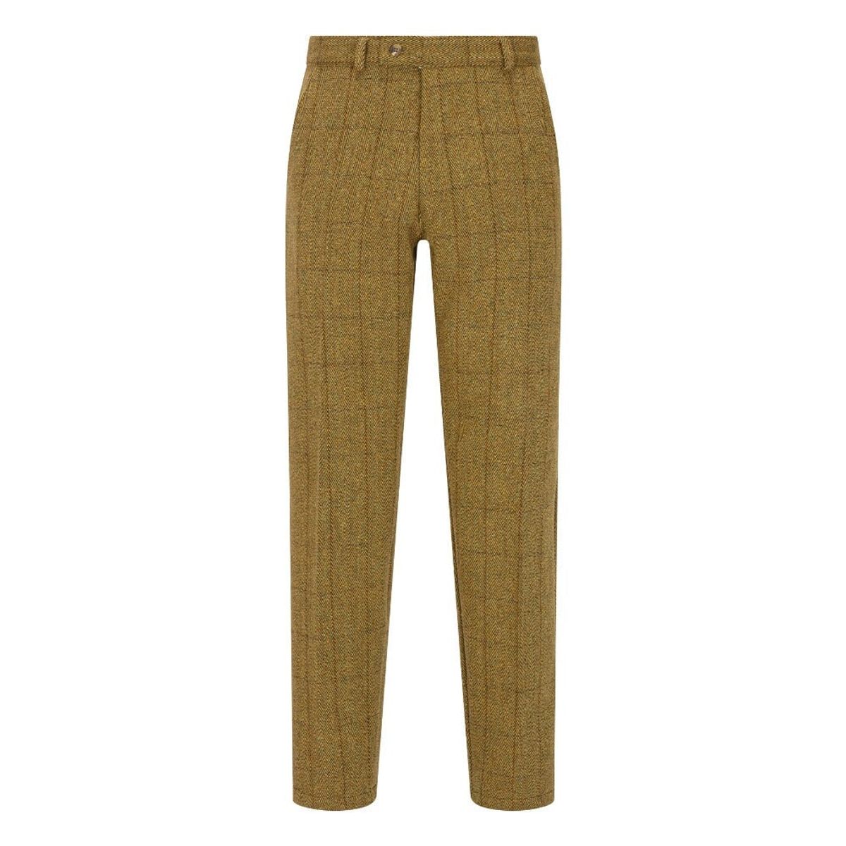 Leighton Menâs Derby Tweed Suit Trousers, lys salvie - 32/31