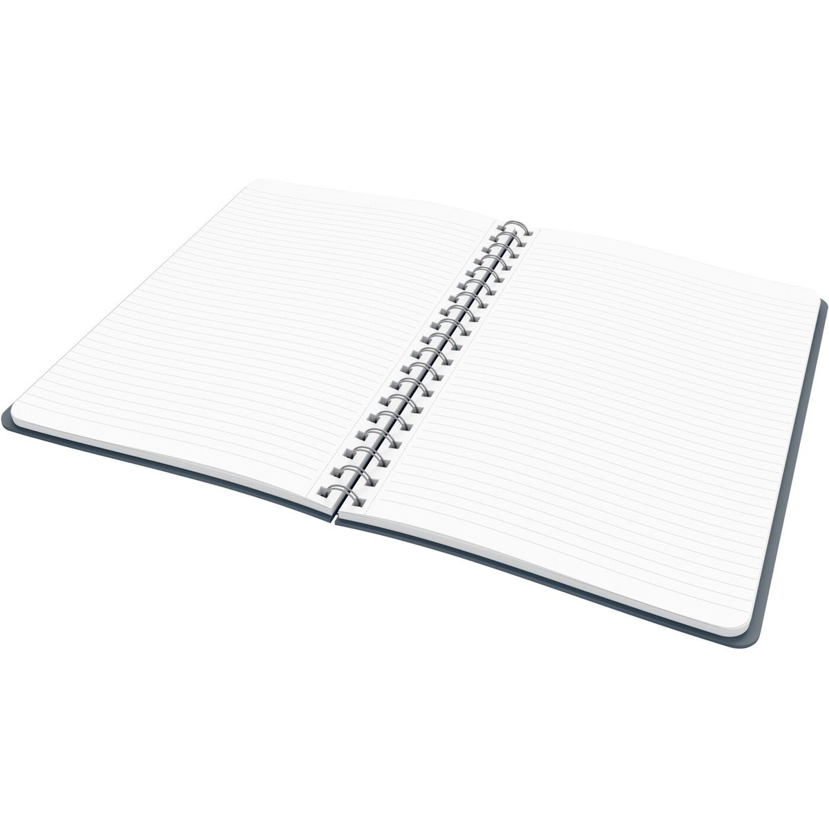 Leitz - Cosy Notebook Spiral Ridge Large Grey - Ruled