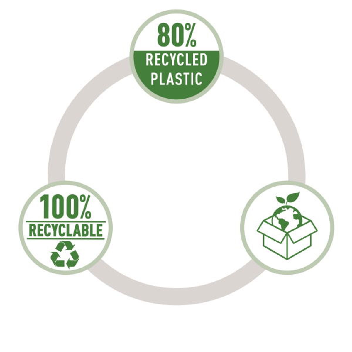 Leitz Recycle arkivæske A4 sort