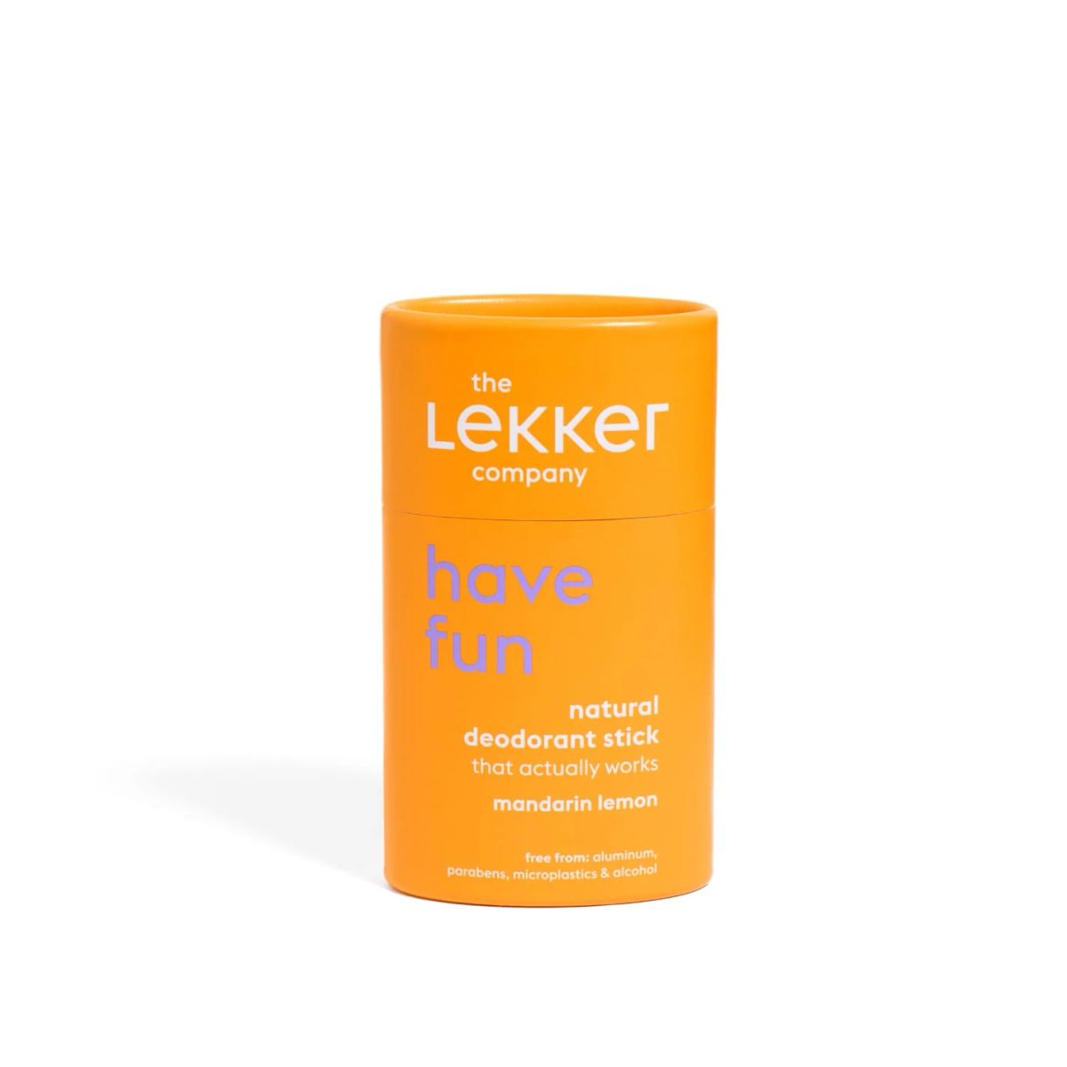 LEKKER deodorant stick - Mandarin Lemon